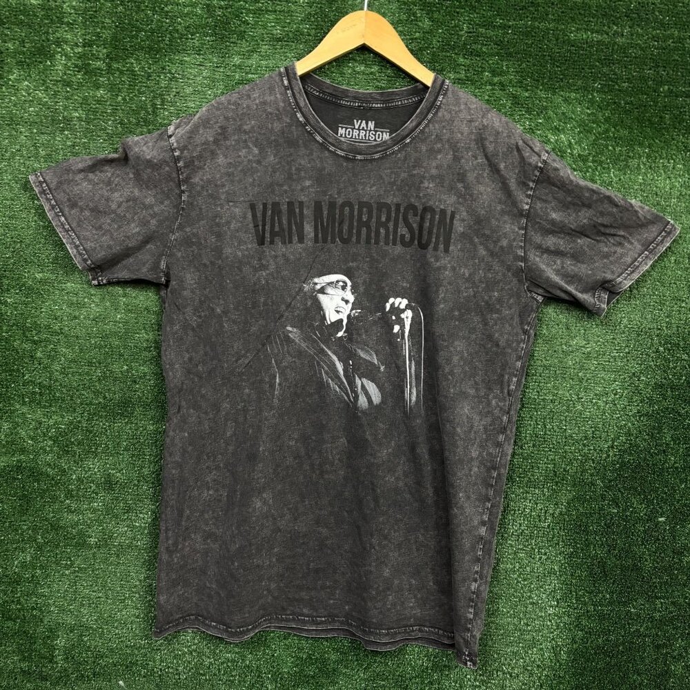 Van Morrison Graphic Vintage Style Acid wash T-shirt size XL - Picture 3 of 4